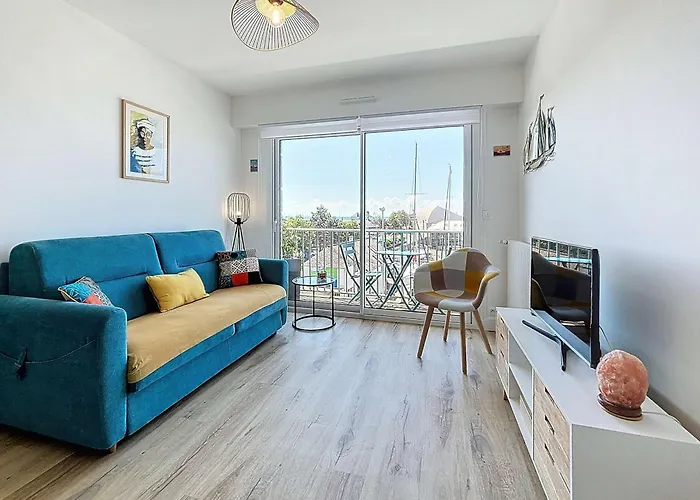 Cosy Avec Balcon, Port De Granville, 2 Pers. - Fr-1-361-550 גראנוויל